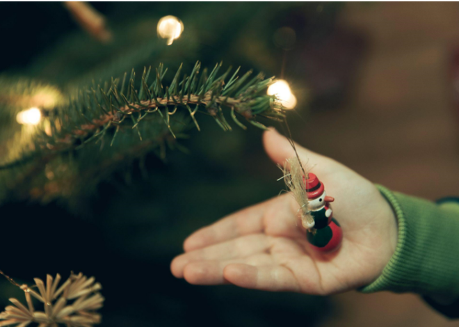 Magical Ornaments and the Charm of Flocked Trees